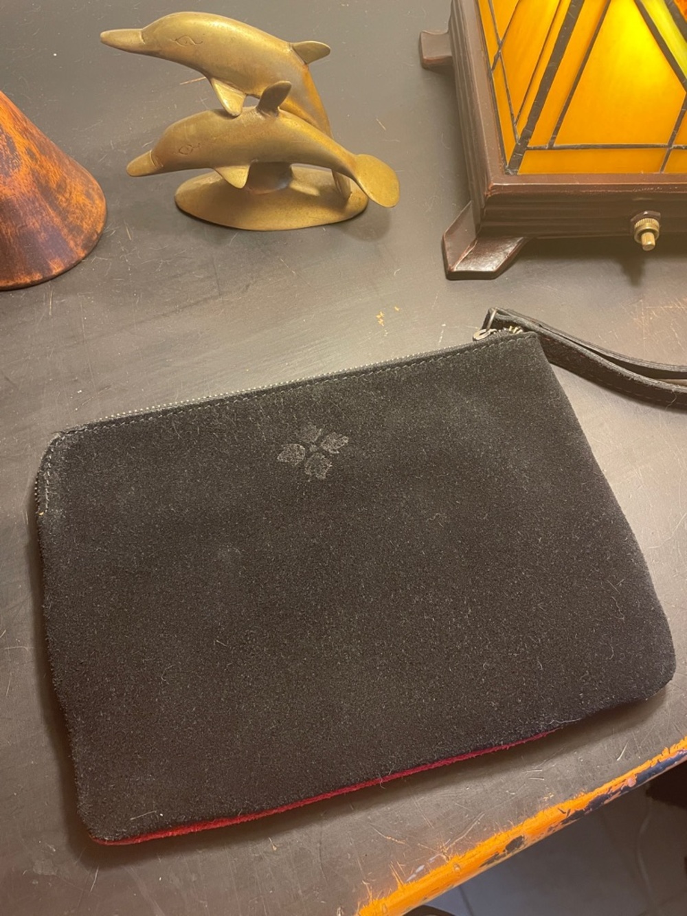 Patricia Nash Suede Wristlet - Picture 7 of 15